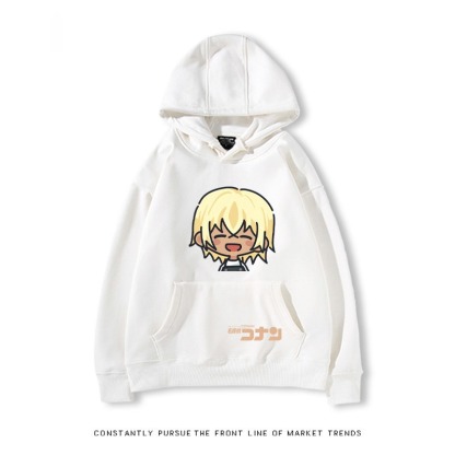 名偵探柯南 秋冬新款 親子情侶裝連帽衛衣