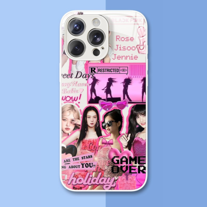 BLACKPINK新款高清全包防摔玻璃殼-ZUIHANG SHOP