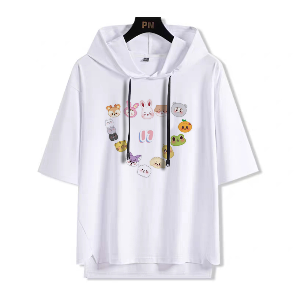 SEVENTEEN 連帽短袖T恤-ZUIHANG SHOP