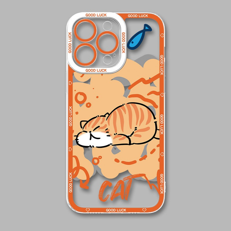 Q版動物天使眼透明防摔軟殼-ZUIHANG SHOP