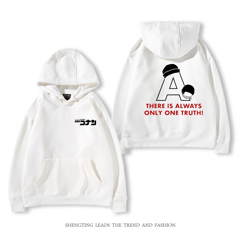 名偵探柯南 2025秋冬新款 親子情侶裝連帽衛衣