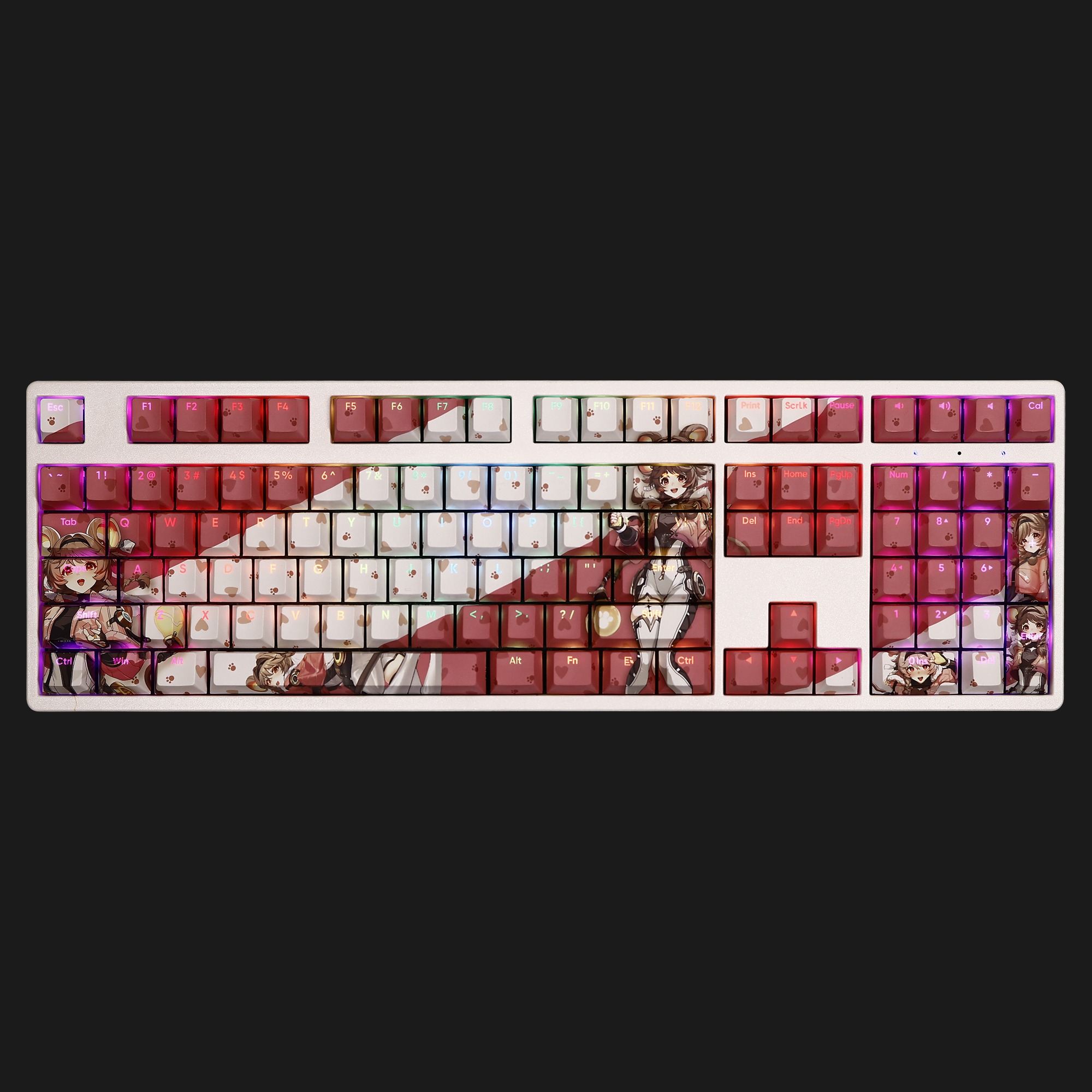 鳴潮燈燈透光RGB108鍵標準配列衛星軸鍵帽-ZUIHANG SHOP