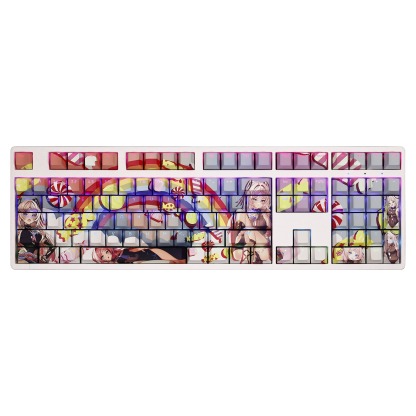 原神茜特菈莉透光RGB108鍵標準配列衛星軸鍵帽-ZUIHANG SHOP