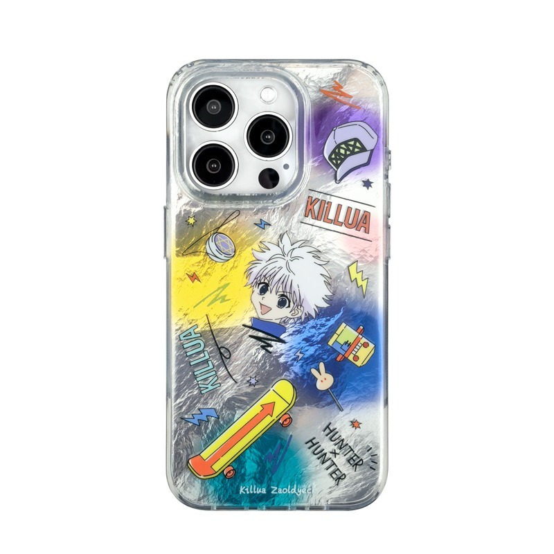 全職獵人「光面」IMD冰裂 軟邊硬背 鐳射手機殼-ZUIHANG SHOP