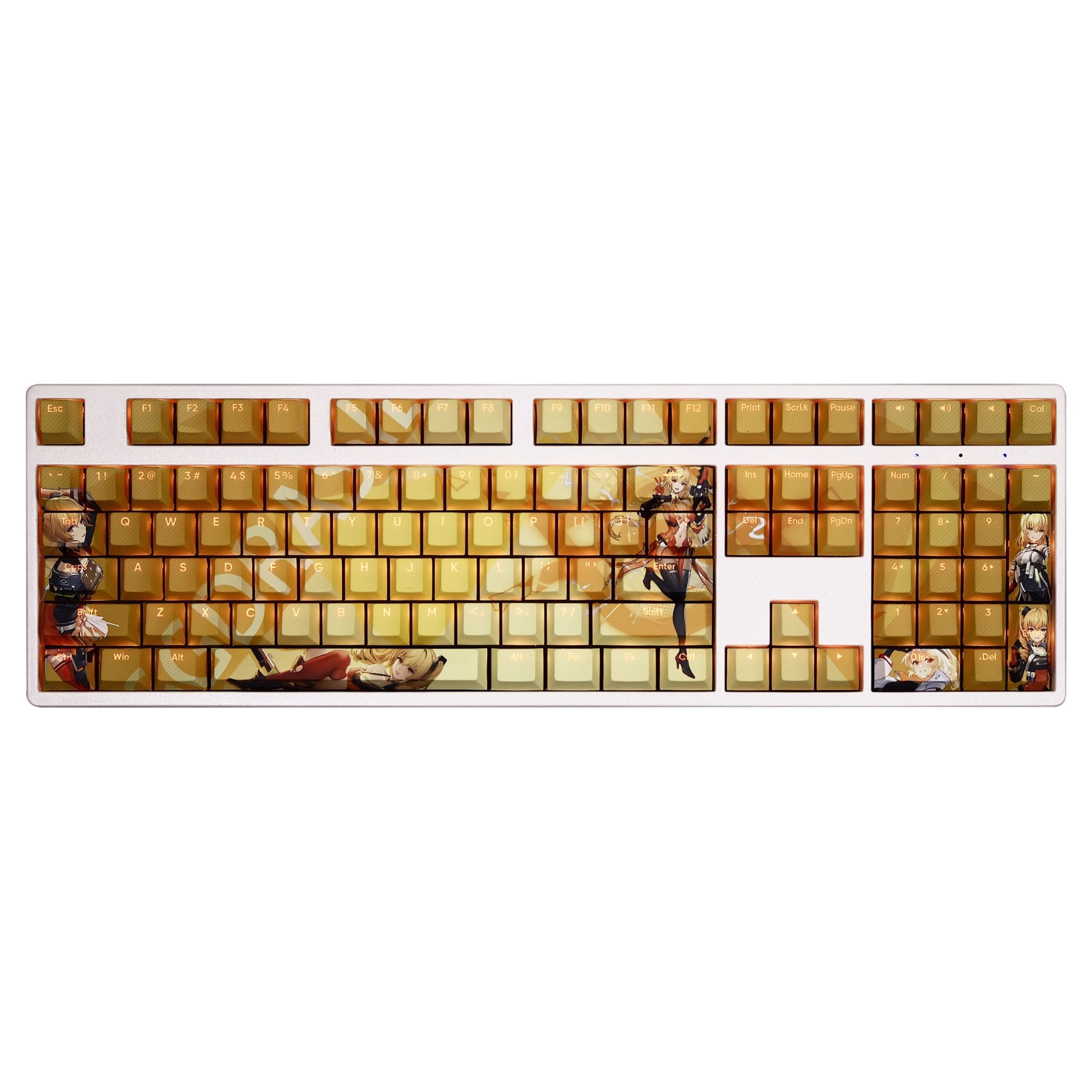 芬妮透光RGB108鍵標準配列衛星軸鍵帽-ZUIHANG SHOP