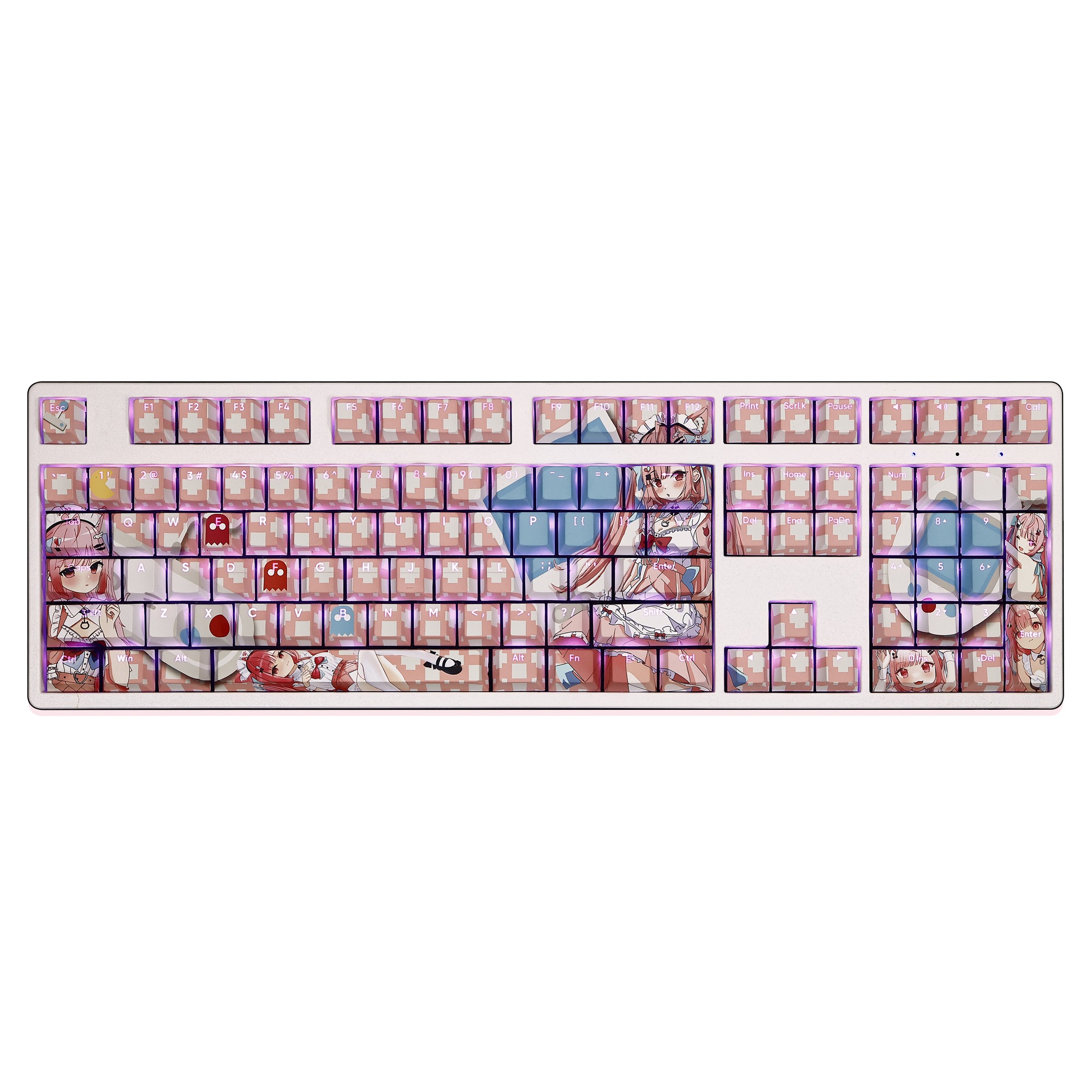 結城Sakuna透光RGB108鍵標準配列衛星軸鍵帽-ZUIHANG SHOP