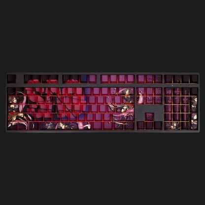 紺野木棉季透光RGB108鍵標準配列衛星軸鍵帽-ZUIHANG SHOP