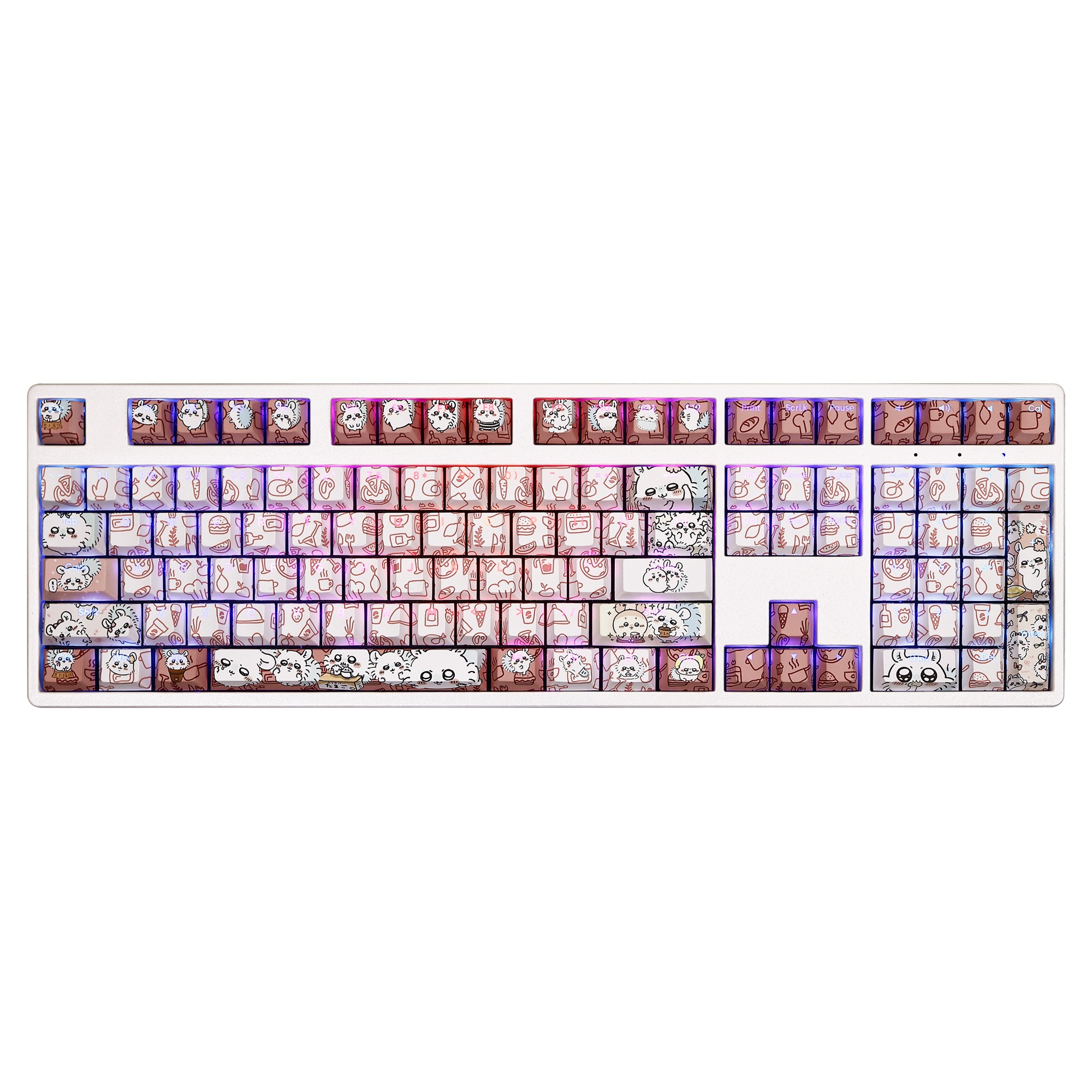 Chiikawa透光RGB108鍵標準配列衛星軸鍵帽-ZUIHANG SHOP