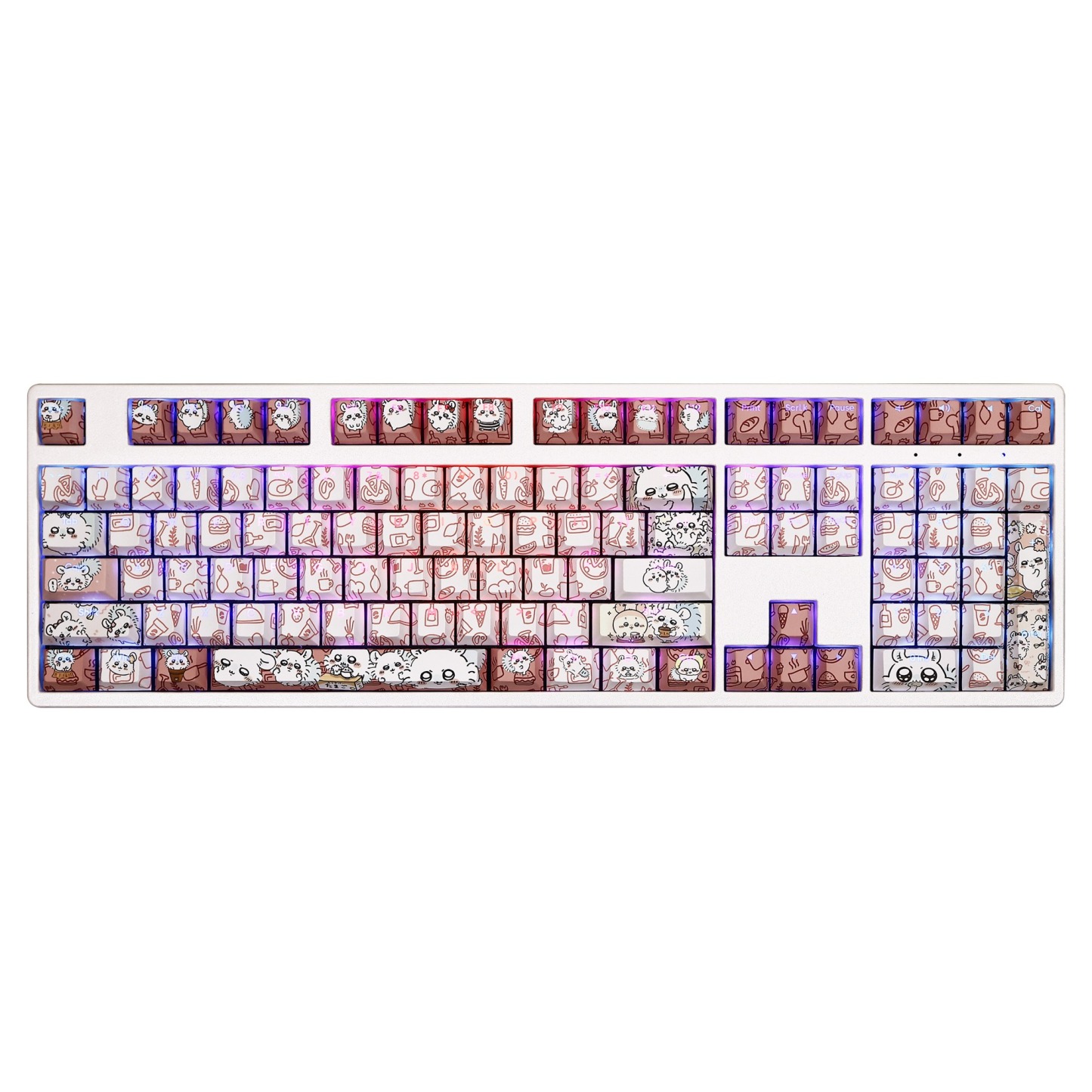 Chiikawa透光RGB108鍵標準配列衛星軸鍵帽-ZUIHANG SHOP