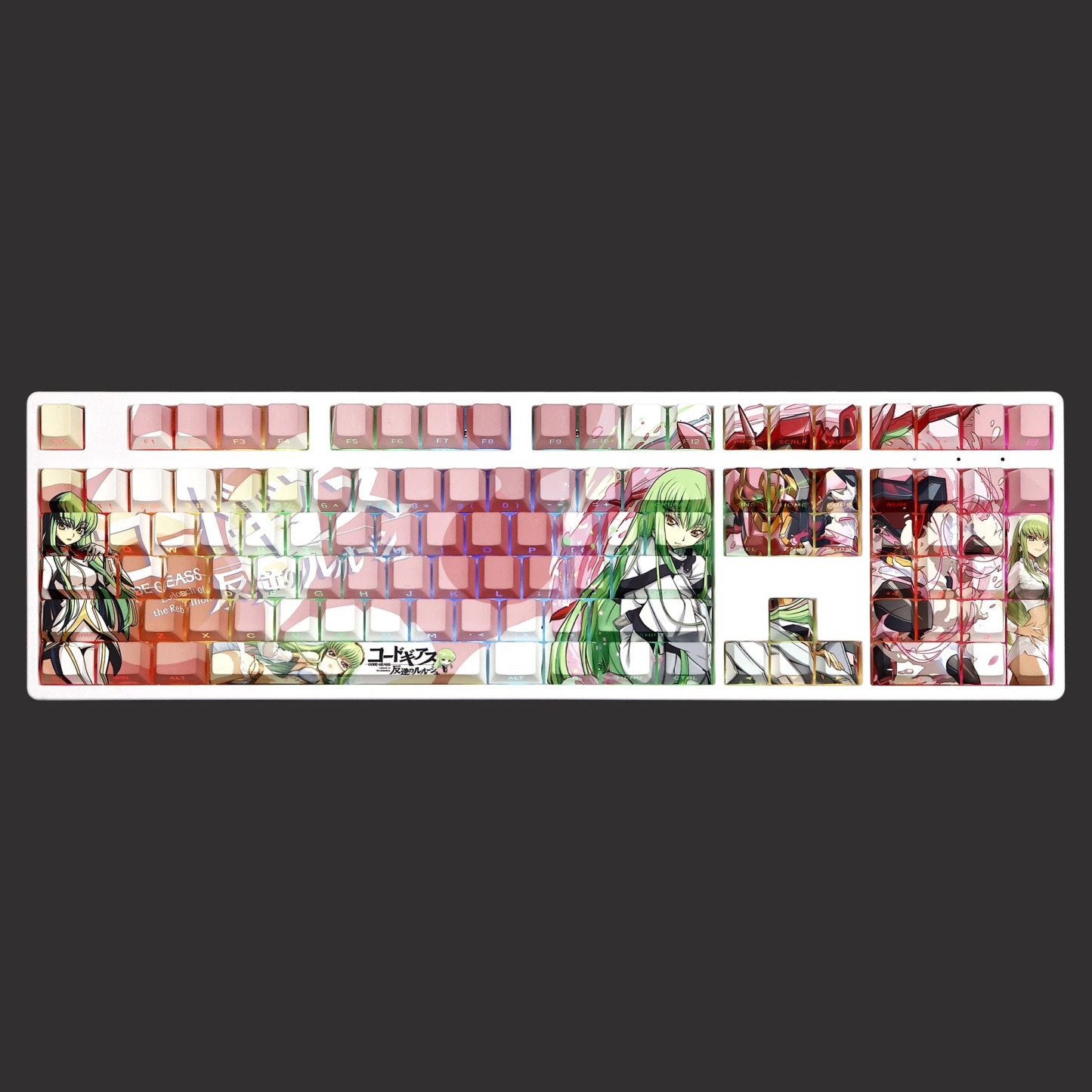 反叛的魯路修C.C.透光RGB108鍵標準配列衛星軸鍵帽-ZUIHANG SHOP