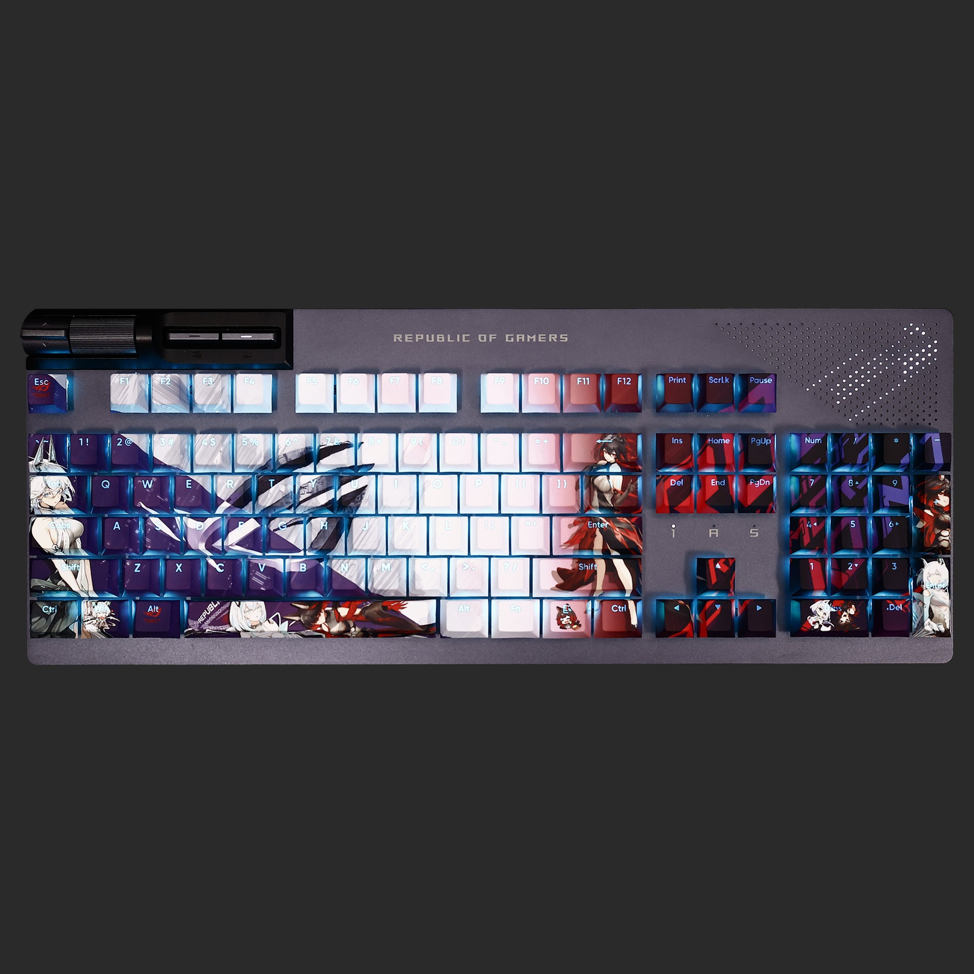 RO姬雪舞禮服版透光RGB108鍵標準配列衛星軸鍵帽-ZUIHANG SHOP