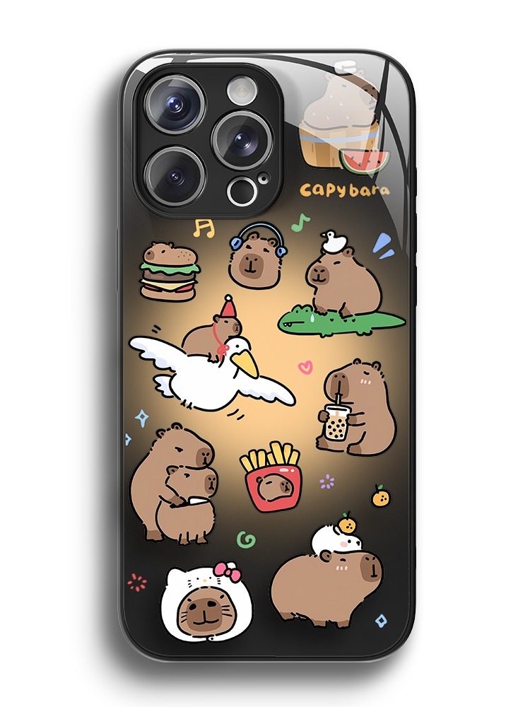 卡皮巴拉新款高清全包防摔玻璃殼-ZUIHANG SHOP