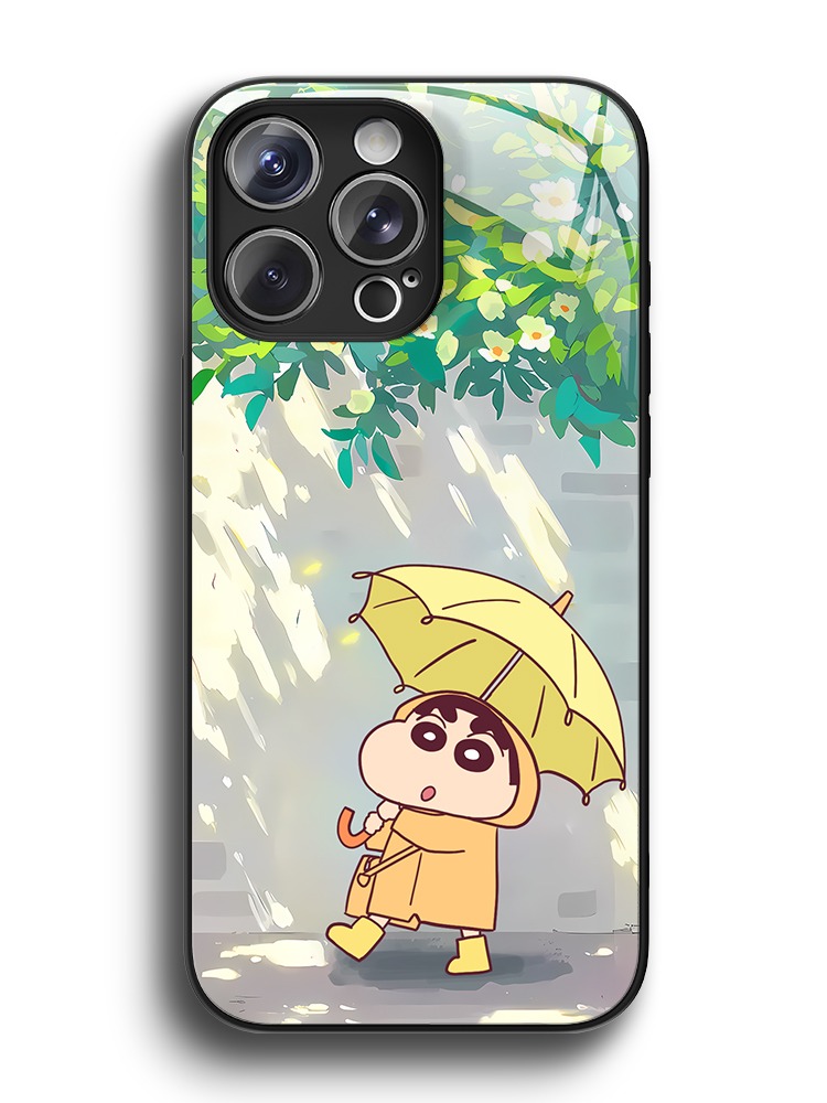 蠟筆小新新款高清全包防摔玻璃殼-ZUIHANG SHOP