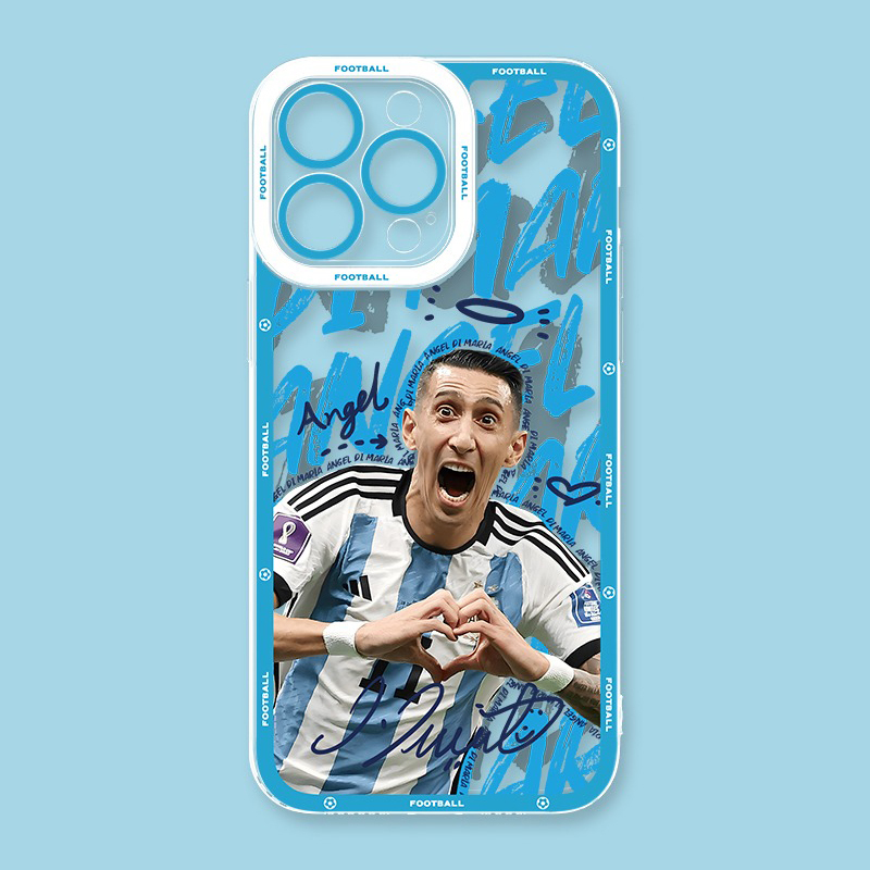 足球明星天使眼透明防摔軟殼-ZUIHANG SHOP