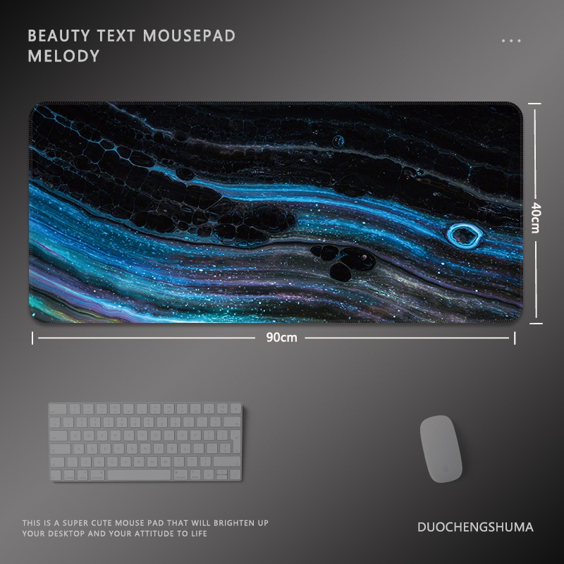 油畫暈染 主題桌墊 布質滑鼠墊-ZUIHANG SHOP