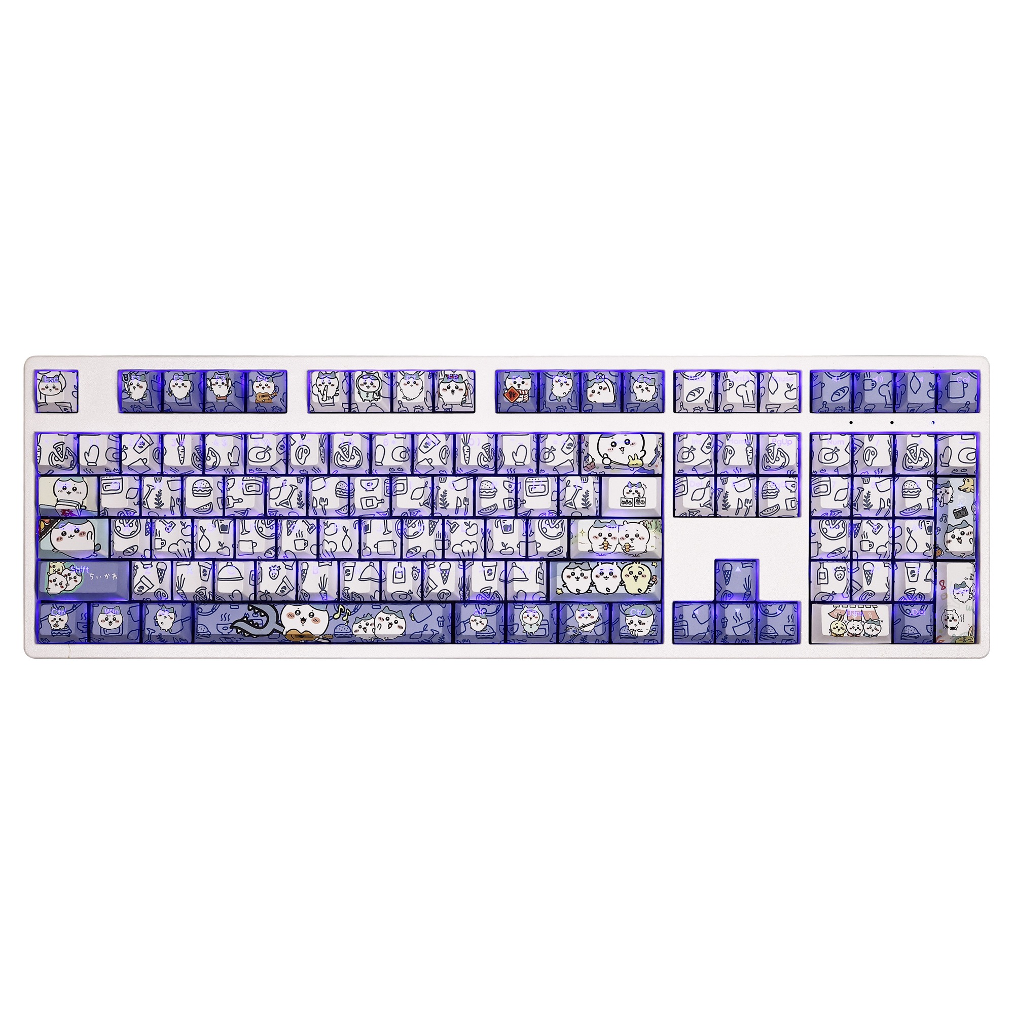 Chiikawa透光RGB108鍵標準配列衛星軸鍵帽-ZUIHANG SHOP