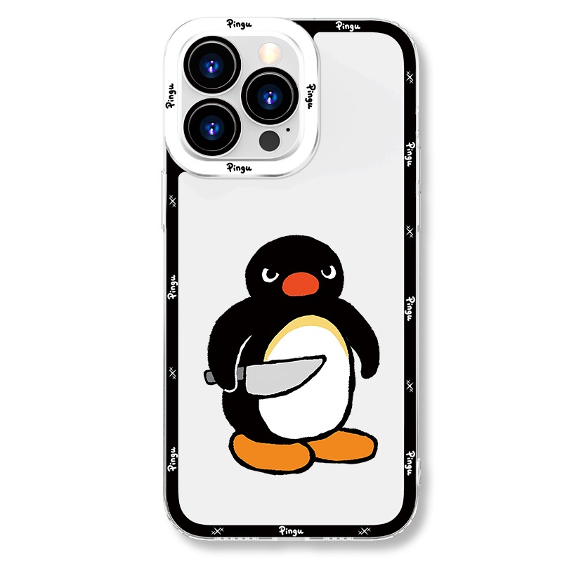 Pingu企鵝天使眼透明防摔軟殼-ZUIHANG SHOP