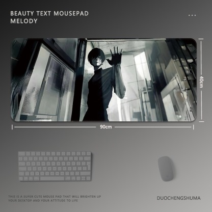 黑白動漫 主題桌墊 布質滑鼠墊-ZUIHANG SHOP