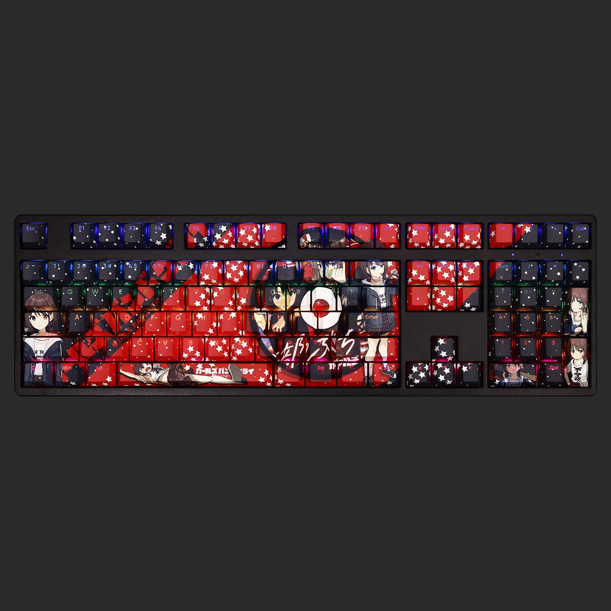 井芹仁菜透光RGB108鍵標準配列衛星軸鍵帽-ZUIHANG SHOP