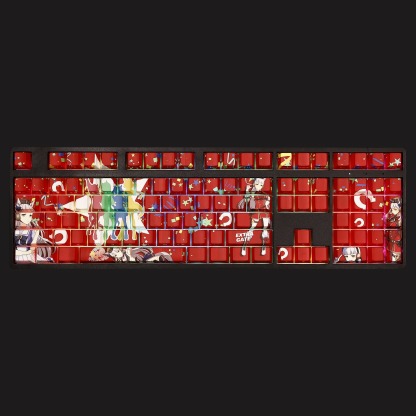 黃金船賽馬娘透光RGB108鍵標準配列衛星軸鍵帽-ZUIHANG SHOP