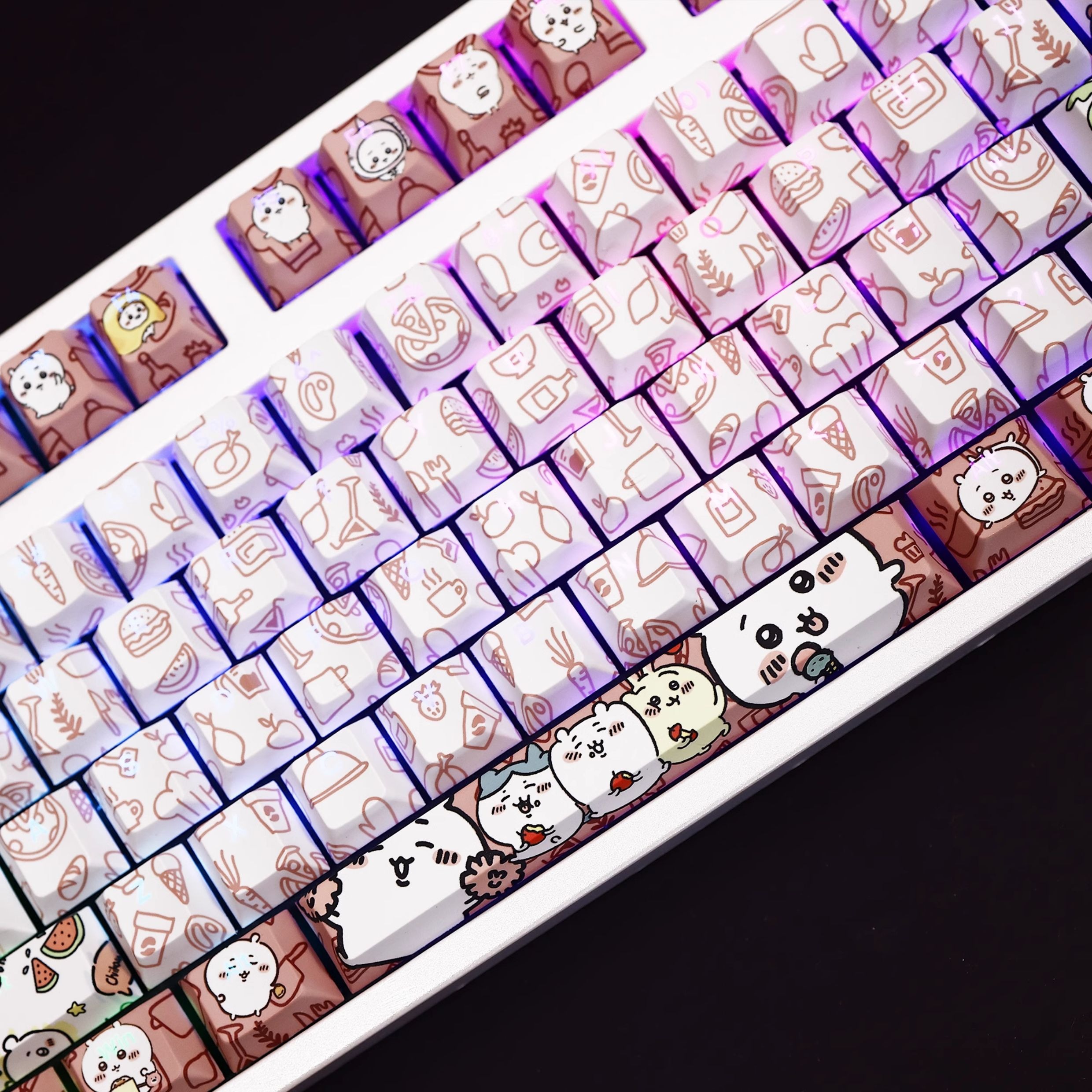 Chiikawa透光RGB108鍵標準配列衛星軸鍵帽-ZUIHANG SHOP