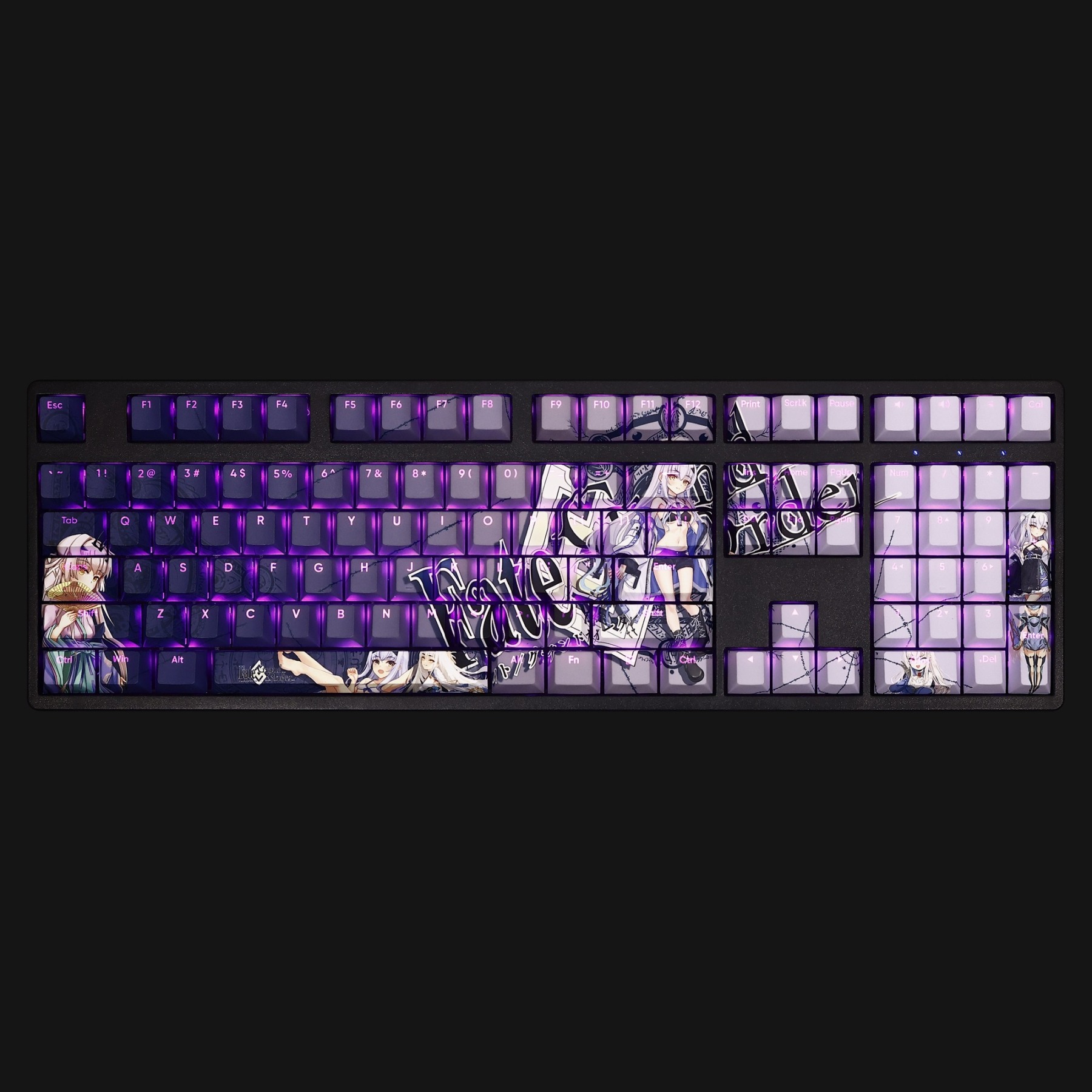 蘭斯洛特透光RGB108鍵標準配列衛星軸鍵帽-ZUIHANG SHOP