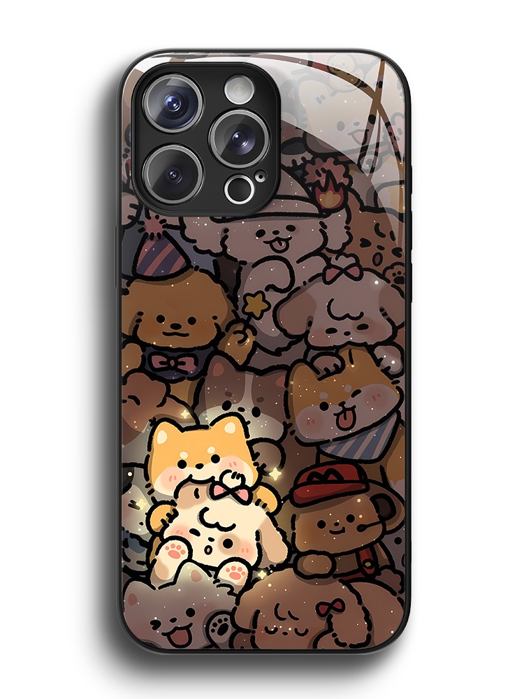 情侶系列新款高清全包防摔玻璃殼-ZUIHANG SHOP