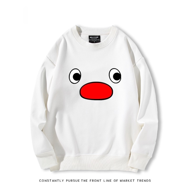 企鵝pingu 秋冬新款 親子情侶裝圓領長袖