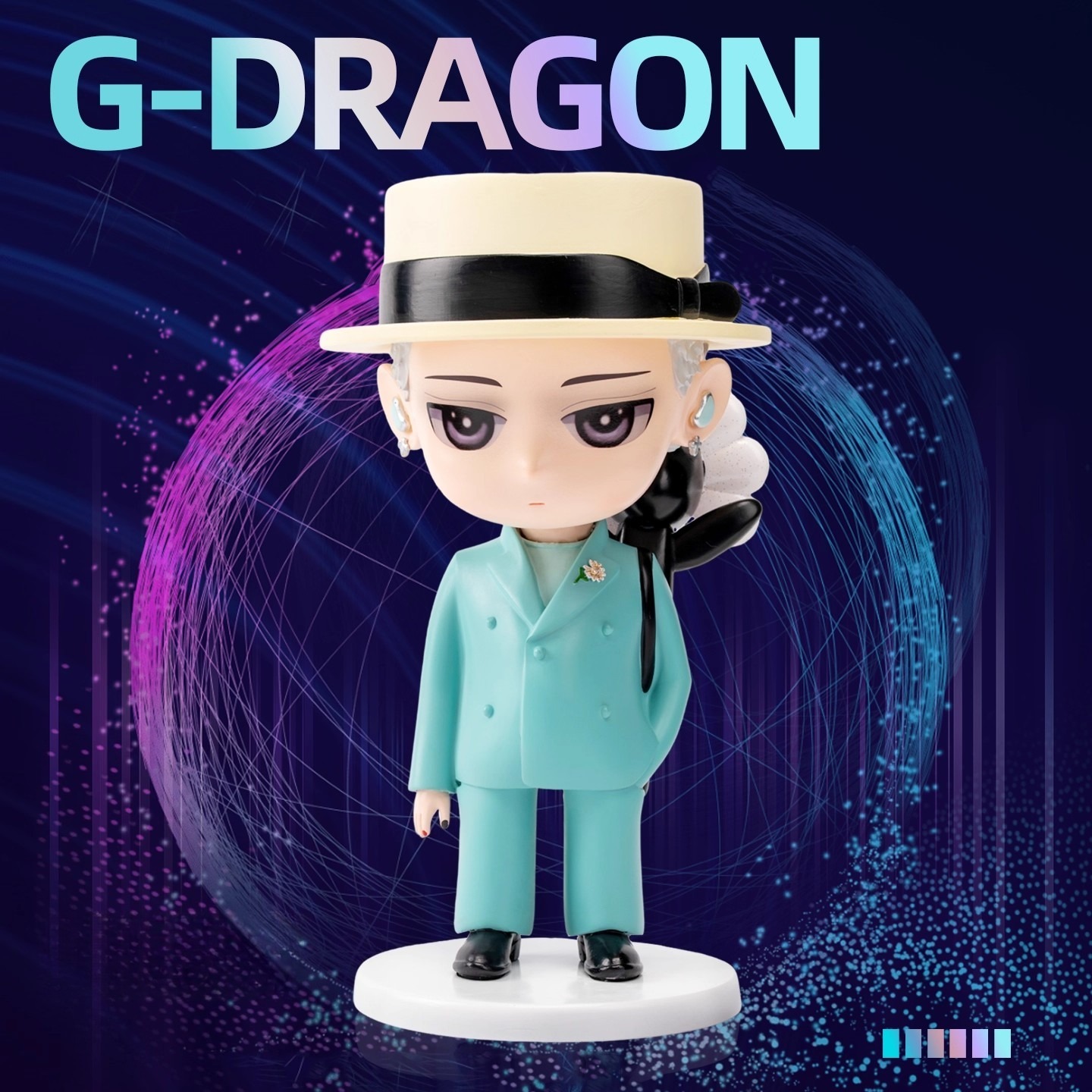 致敬權志龍 GD G-Dragon 2025 舞台藍色西裝-ZUIHANG SHOP