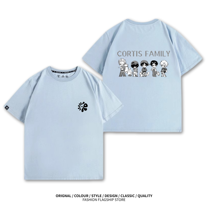 CORTIS 2025新款 親子情侶男女印花短袖T恤