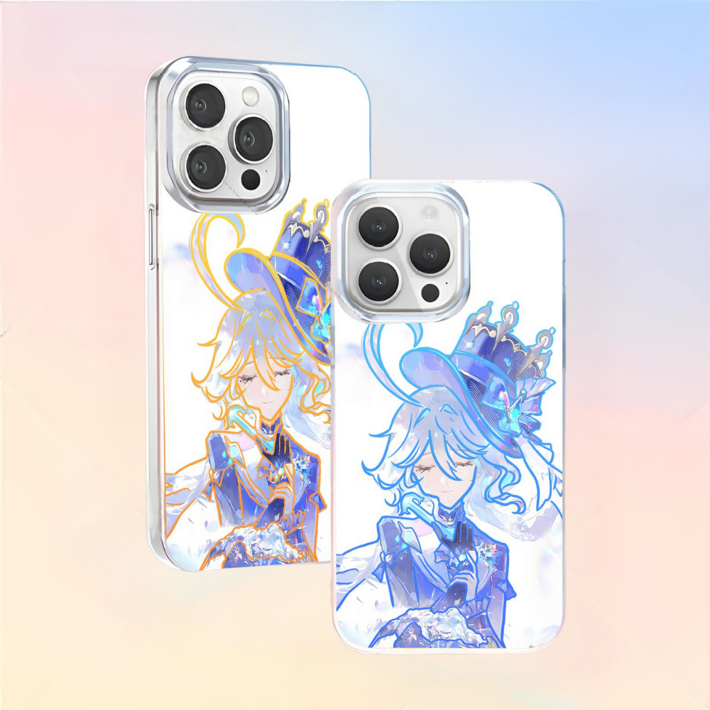 原神極光金漸變防摔手機殼