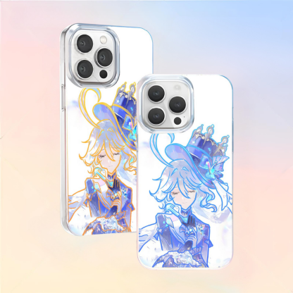 原神極光金漸變防摔手機殼