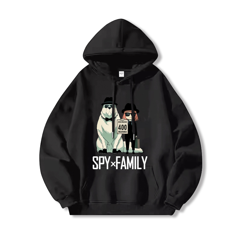 間諜家家酒新款 親子情侶男女款連帽衛衣-ZUIHANG SHOP