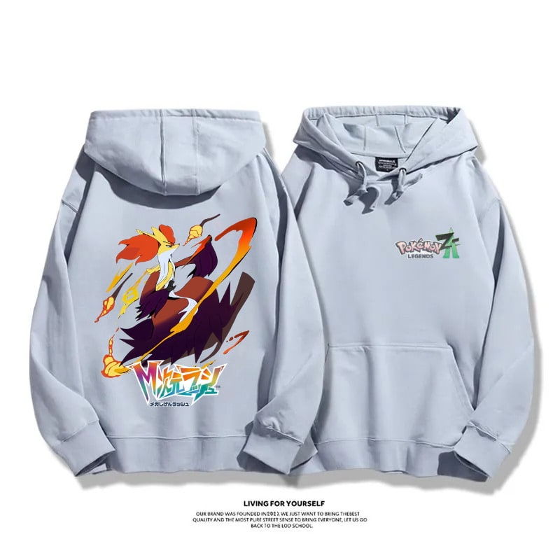 寶可夢傳說 Z-A 2025秋冬新款 親子情侶男女連帽衛衣