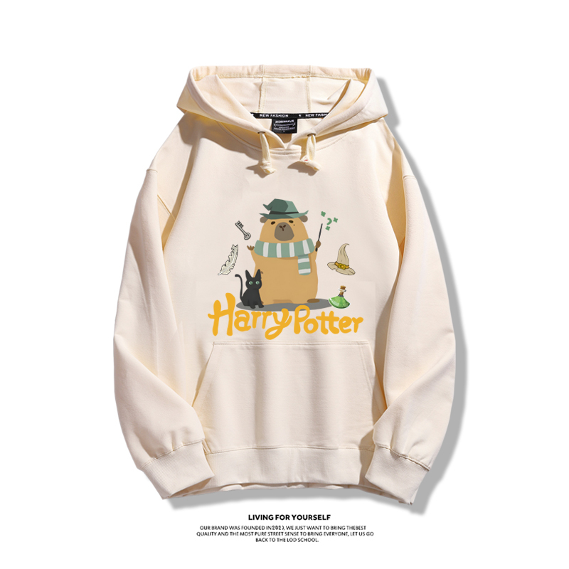 可愛水豚君卡皮巴拉新款 親子情侶男女款連帽衛衣-ZUIHANG SHOP