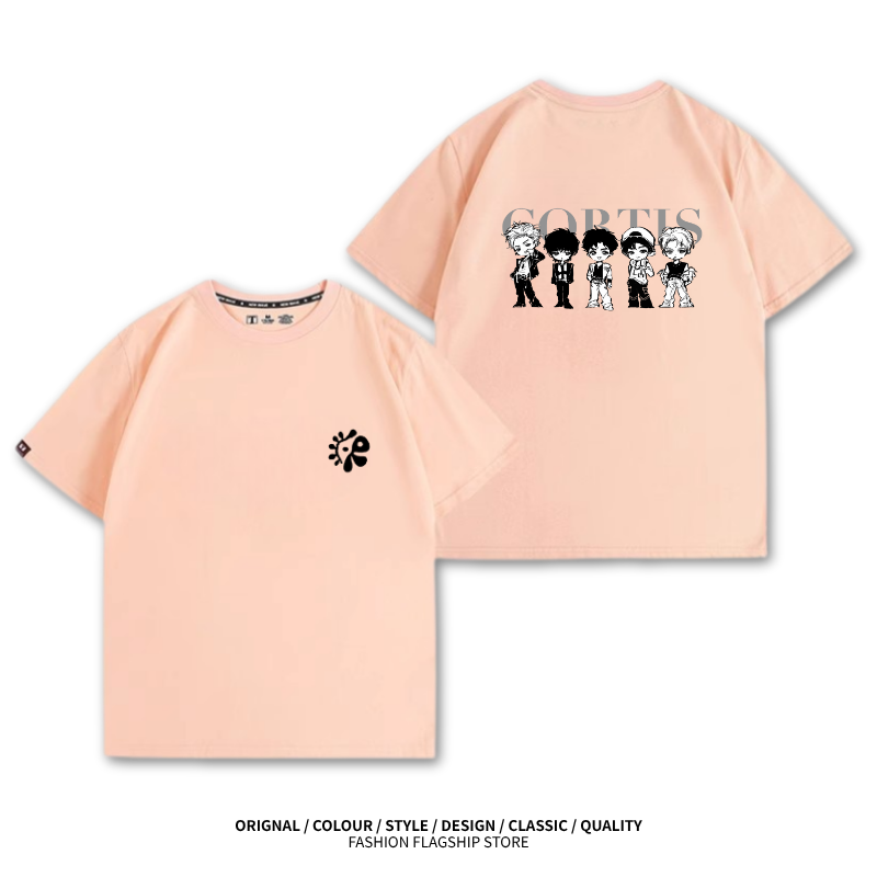 CORTIS 2025新款 親子情侶男女印花短袖T恤