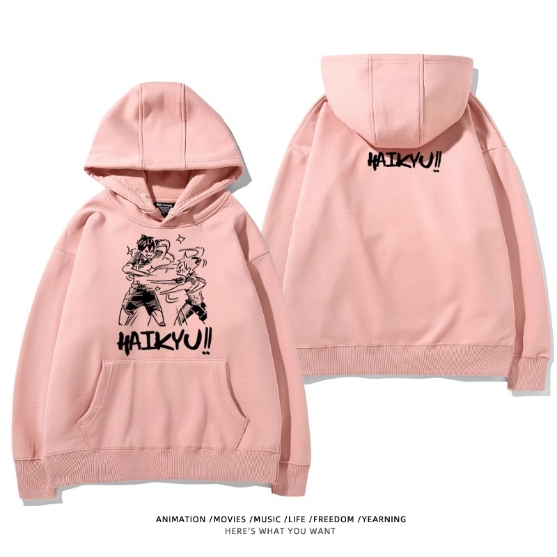 排球少年新款 親子情侶男女款連帽衛衣-ZUIHANG SHOP