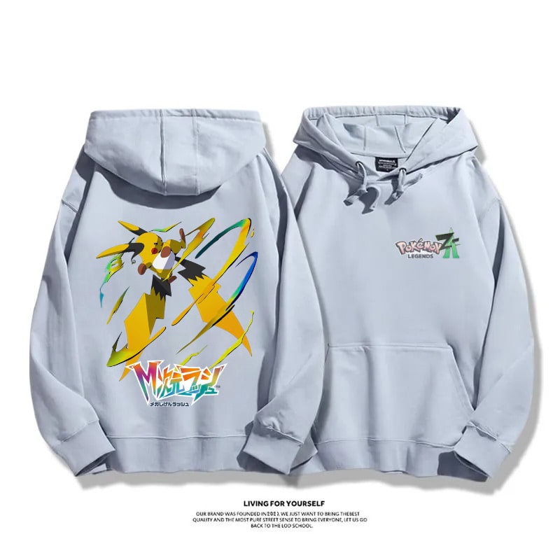 寶可夢傳說 Z-A 2025秋冬新款 親子情侶男女連帽衛衣