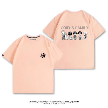 CORTIS 2025新款 親子情侶男女印花短袖T恤