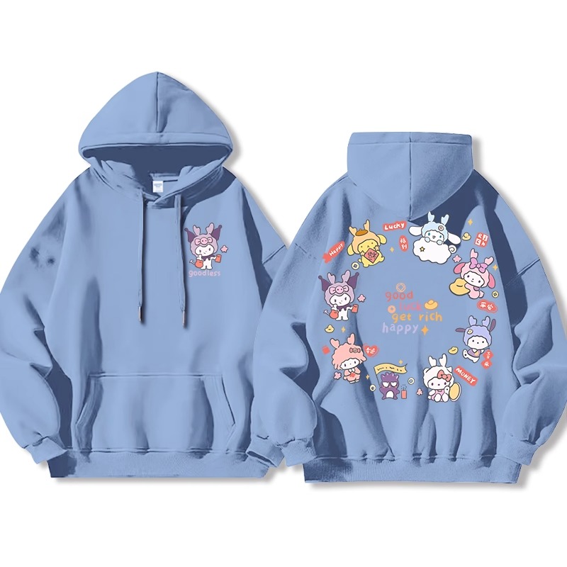 三麗鷗新款 親子情侶男女款連帽衛衣-ZUIHANG SHOP