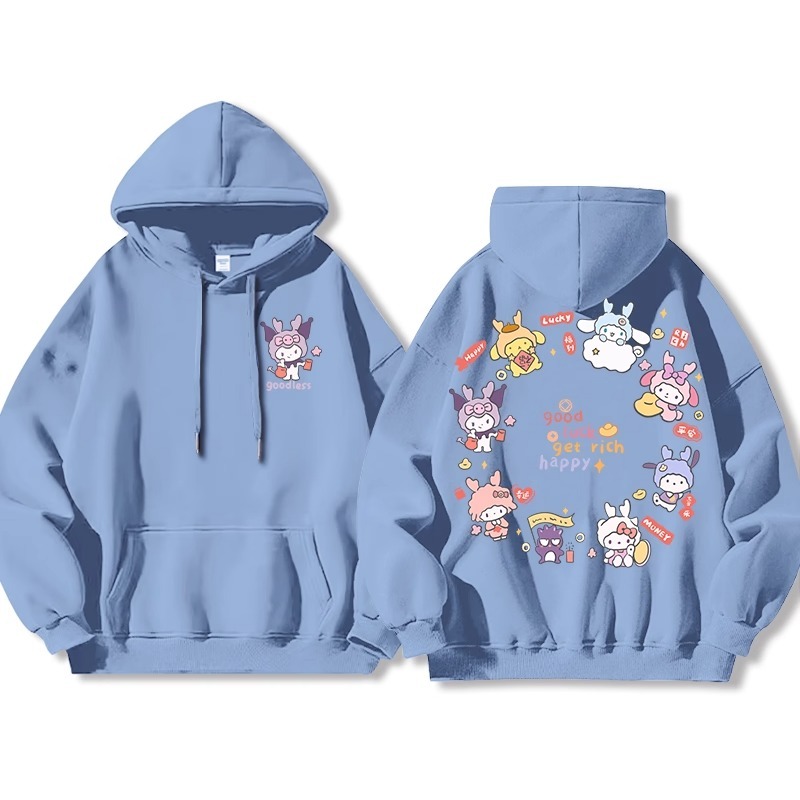 三麗鷗新款 親子情侶男女款連帽衛衣-ZUIHANG SHOP