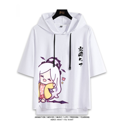 蔚藍檔案 連帽短袖T恤-ZUIHANG SHOP