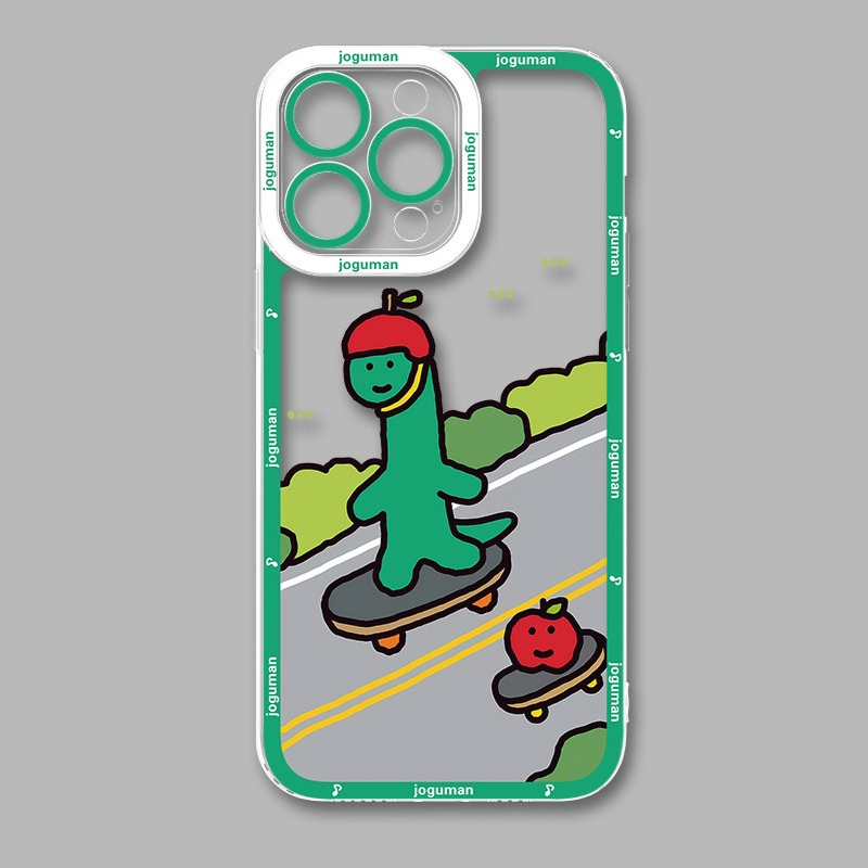 joguman小恐龍天使眼透明防摔軟殼