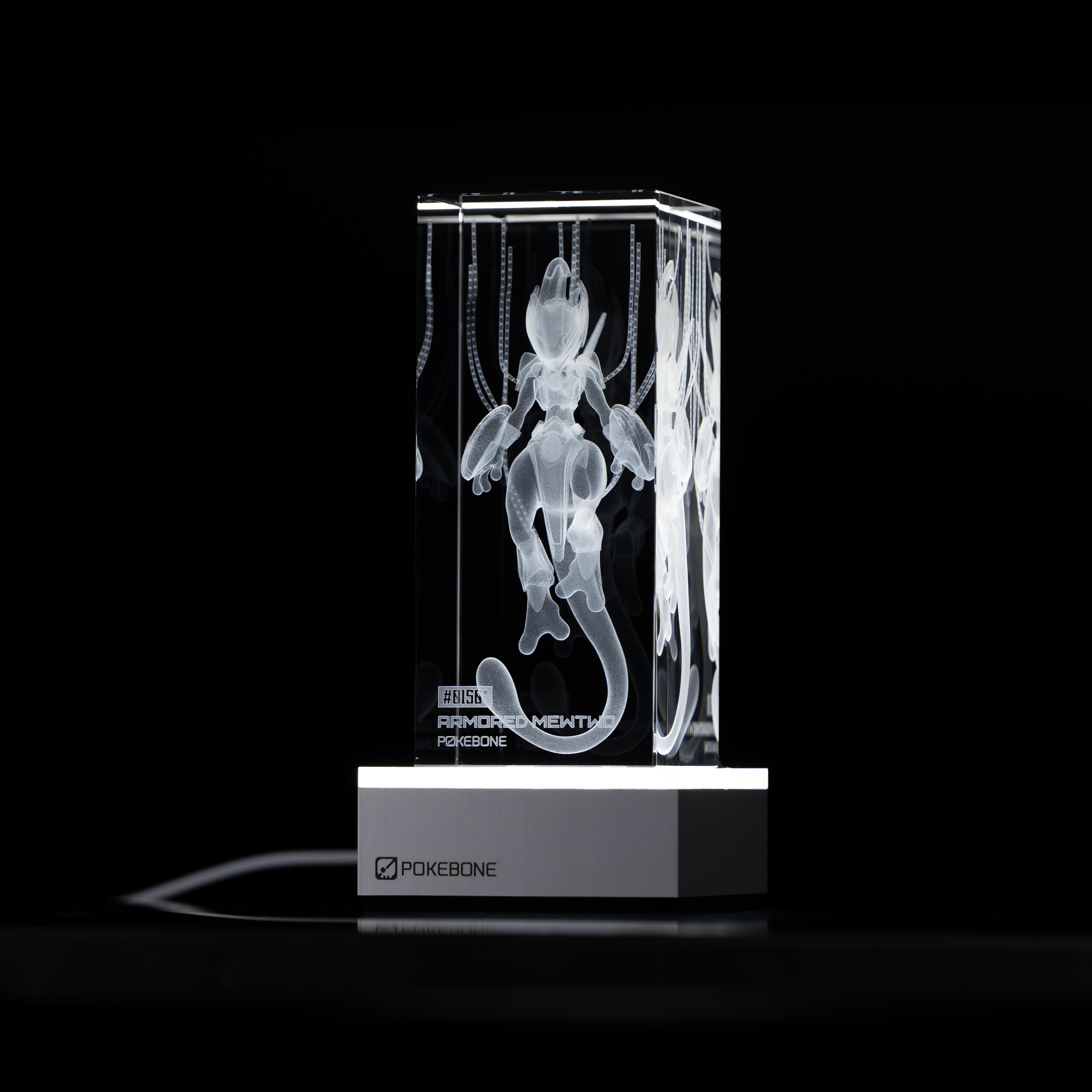 機甲超夢骨骼水晶燈 智能RGB調光 金屬底座-ZUIHANG SHOP