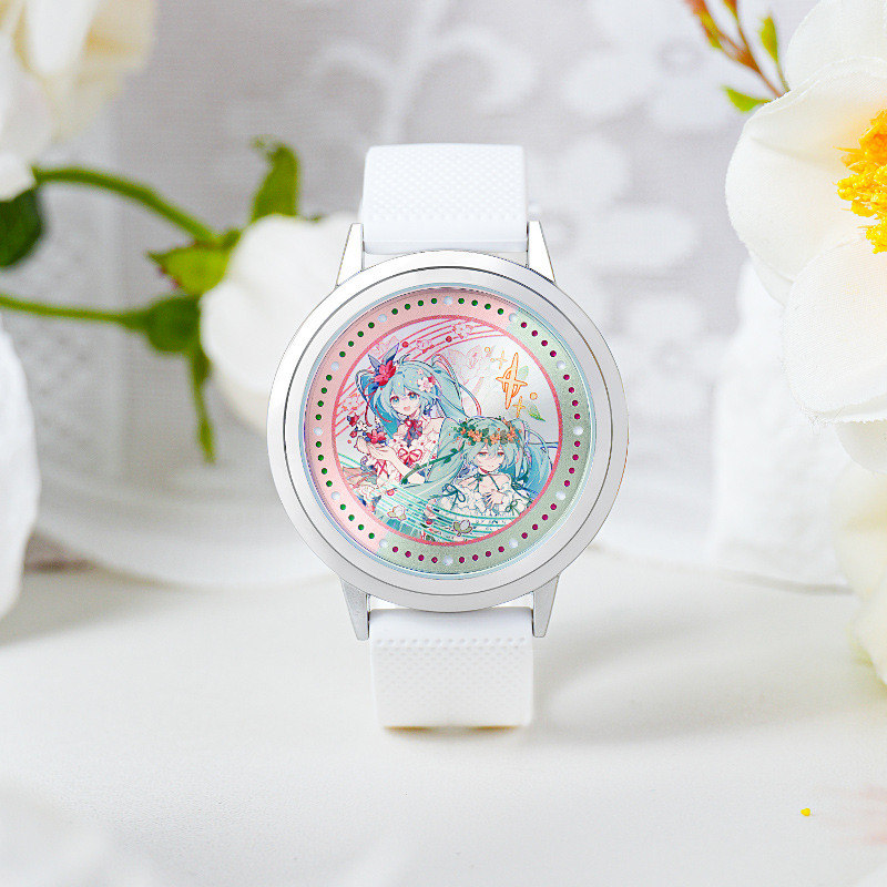 初音未來 鏡遇春的協奏曲LED觸屏手錶-ZUIHANG SHOP