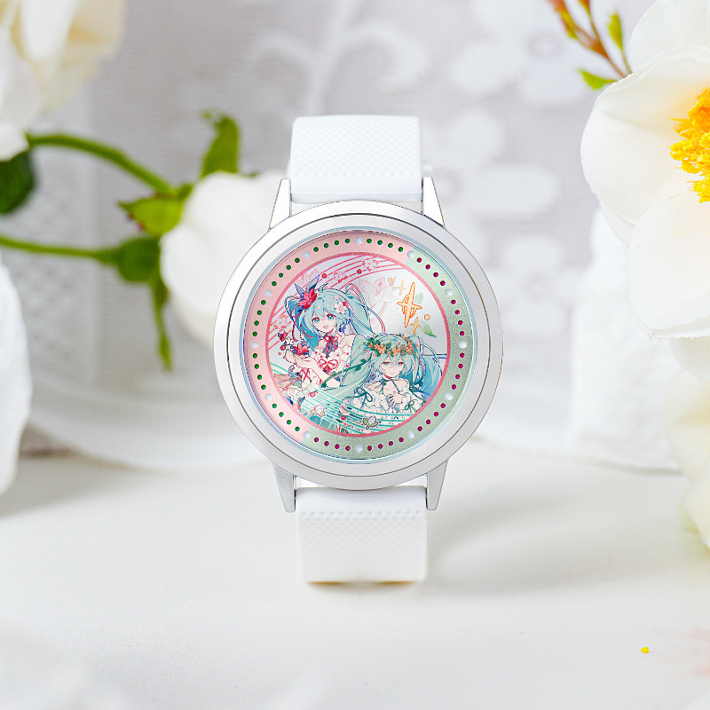 初音未來 鏡遇春的協奏曲LED觸屏手錶-ZUIHANG SHOP