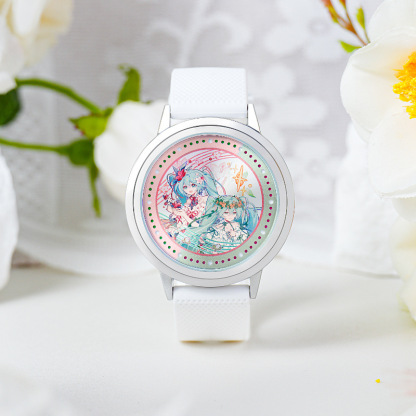初音未來 鏡遇春的協奏曲LED觸屏手錶-ZUIHANG SHOP