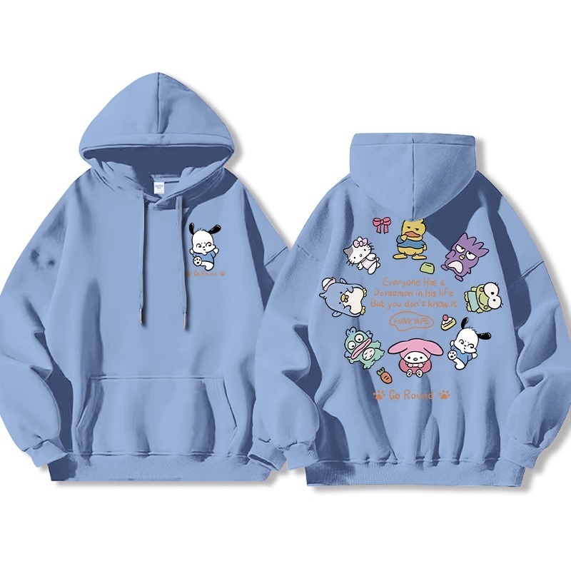 三麗鷗新款 親子情侶男女款連帽衛衣-ZUIHANG SHOP