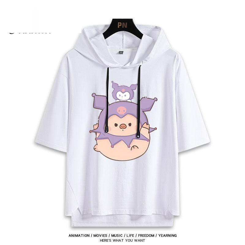 LULU豬聯名三麗鷗 連帽短袖T恤-ZUIHANG SHOP