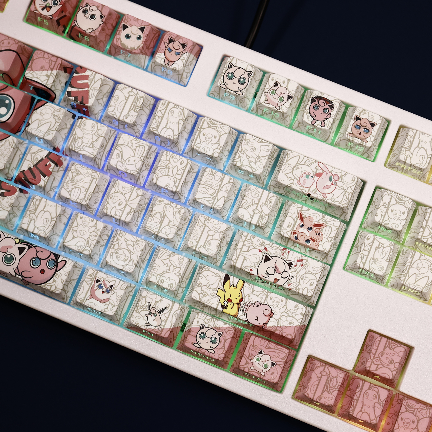 胖丁 108鍵 標準配列 衛星軸鍵帽-ZUIHANG SHOP